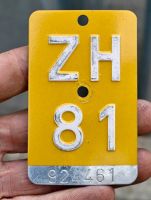 Mofanummer ZH von 1981 - Zürich