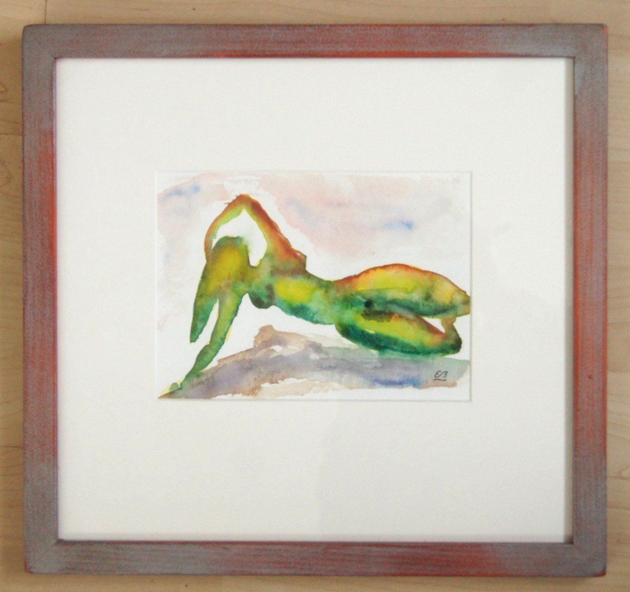 Gemälde: Aquarell: Frau – Neu (gemäss Beschreibung) aus Fribourg von erw_68dx