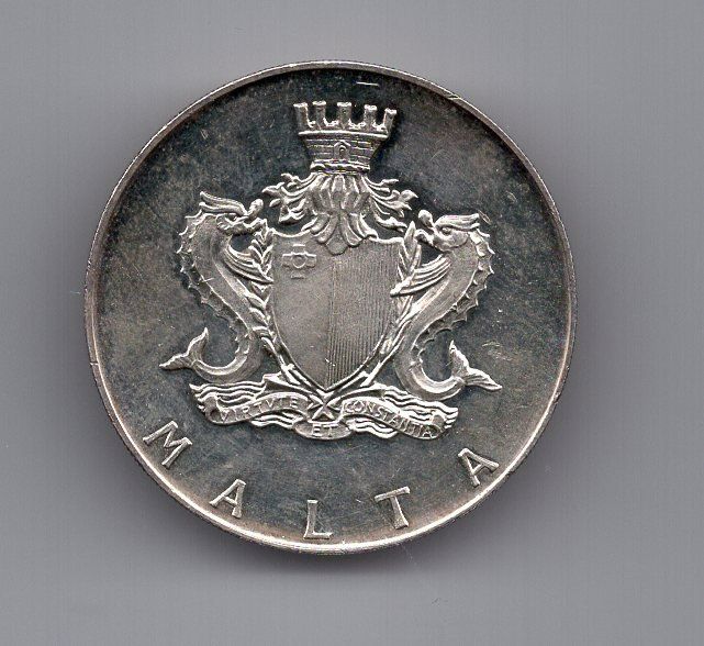 Tutti le monete: (1459) Malta, 4 Lira 1974, stgl – Usato da Rüthi (Rheintal) venduto da erdnuessli1