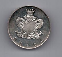 (1459) Malta, 4 Lira 1974, stgl
