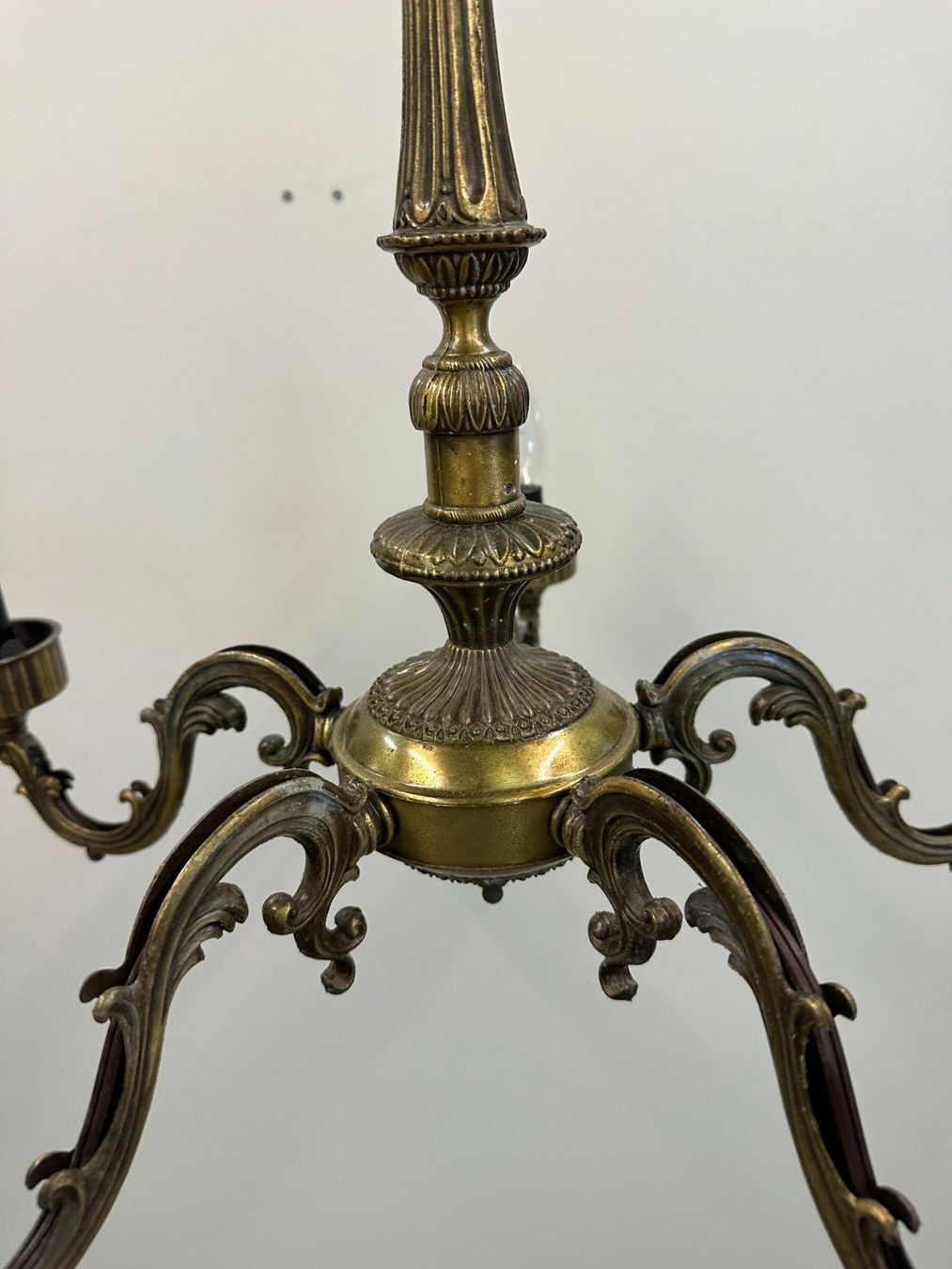 Lampadari & plafoniere: Kronleuchter Messing 5-Arme, Hängelampe Deckenleuchte – Usato da Luzern venduto da Lager6640 5