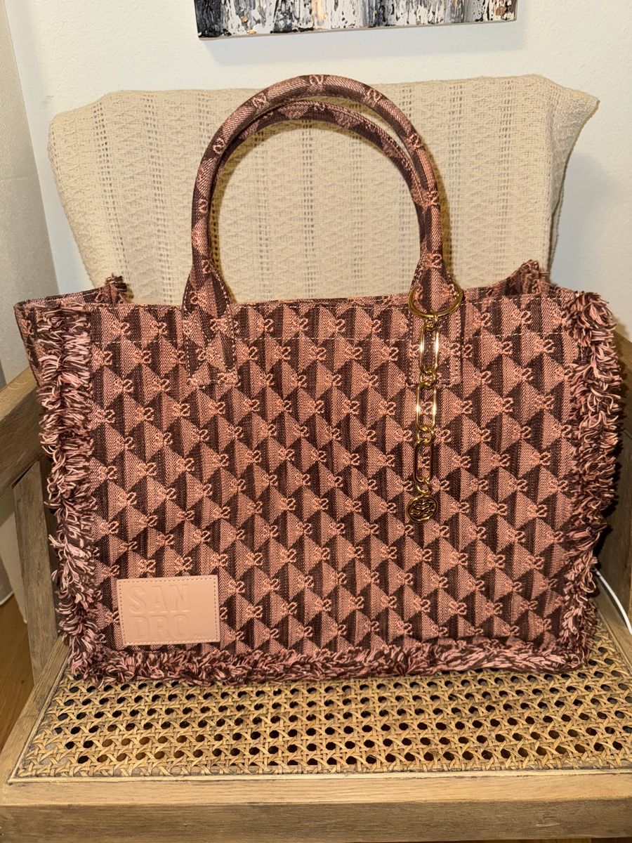 Sandro Taschen für Damen: Sandro Handtasche aus Baumwolle - Rosa – Gebraucht aus Fahrweid von meded