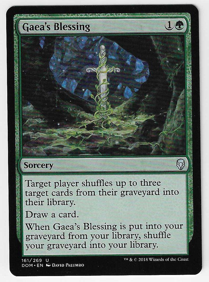 Magic The Gathering Carte collezionabili: [MTG] Gaea's Blessing [en] – Usato da Nyon venduto da LucidumMTG