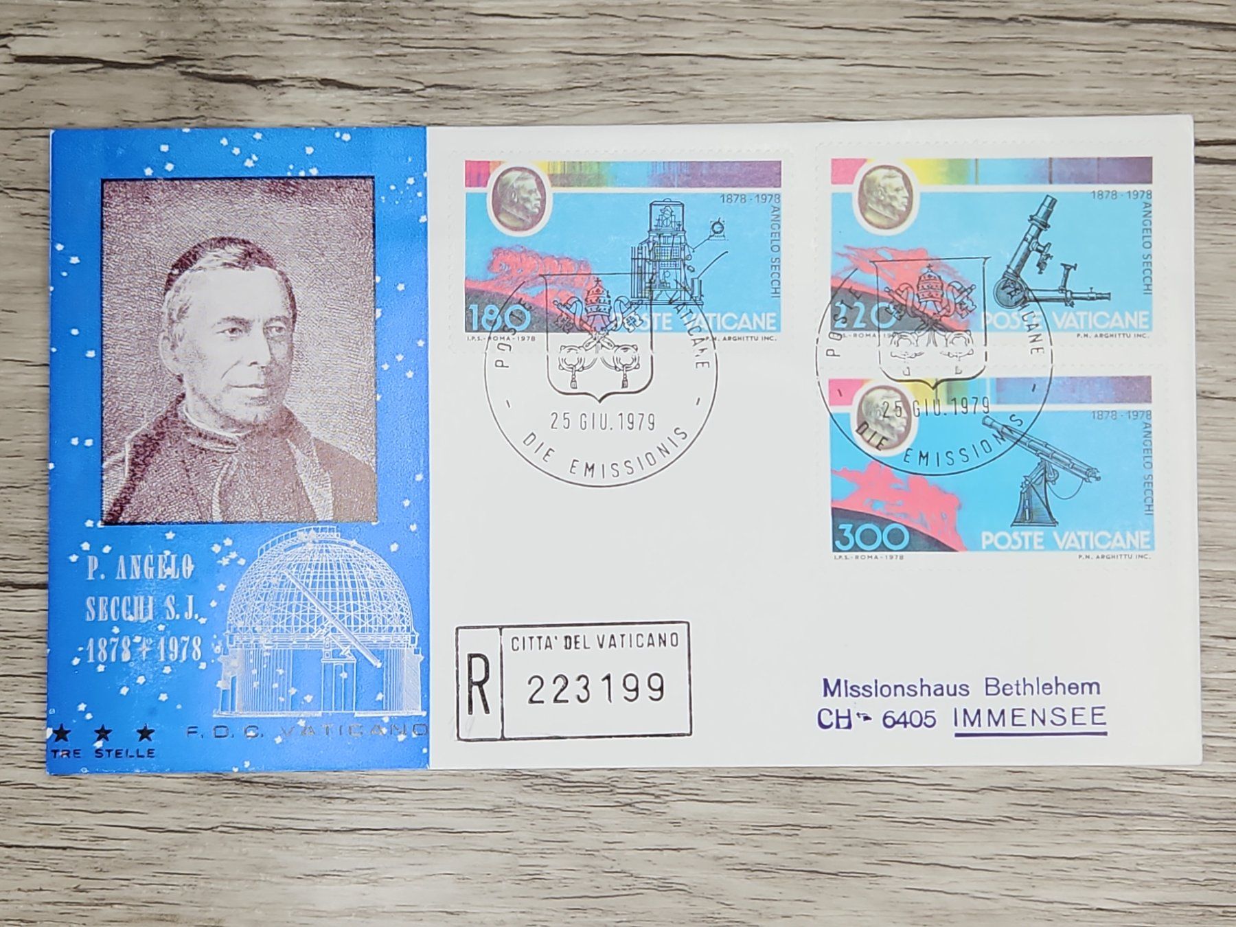 Tutti i francobolli: CL05 Enveloppe + Timbre Poste Vaticane 1979 – Usato da Cousset venduto da Patrick_Collections
