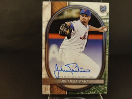 Topps Museum Baseball Johan Santana On Card Auto /125