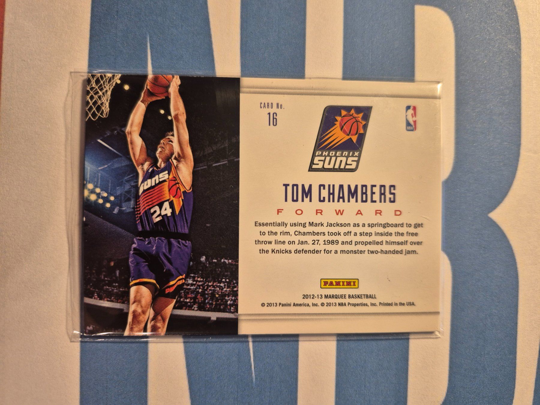 Panini Carte collezionabili: NBA Tom Chambers Phoenix Suns Slam Dunk Legends – Usato da Treiten venduto da Sauber73 1