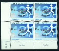 2004, Olympische Spiele Athen, Viererblöcke, Nr.1123 **