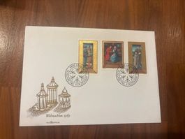 FDC Liechtenstein Weihnachten 1989 gebraucht gestempelt