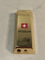 Feuerzeug Goldbarren, Schweiz - Sammlerstück. (nov387)
