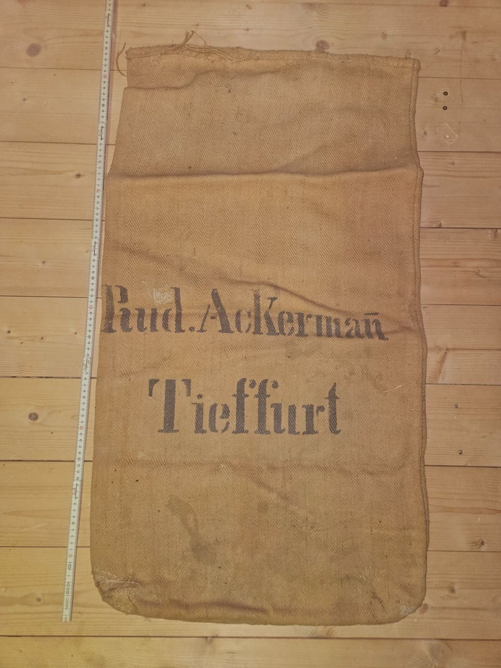Toutes les décorations: Antiker Jutesack Rud. Ackermann Tieffurt – D'occasion à Münchwilen AG par pel_y9jx