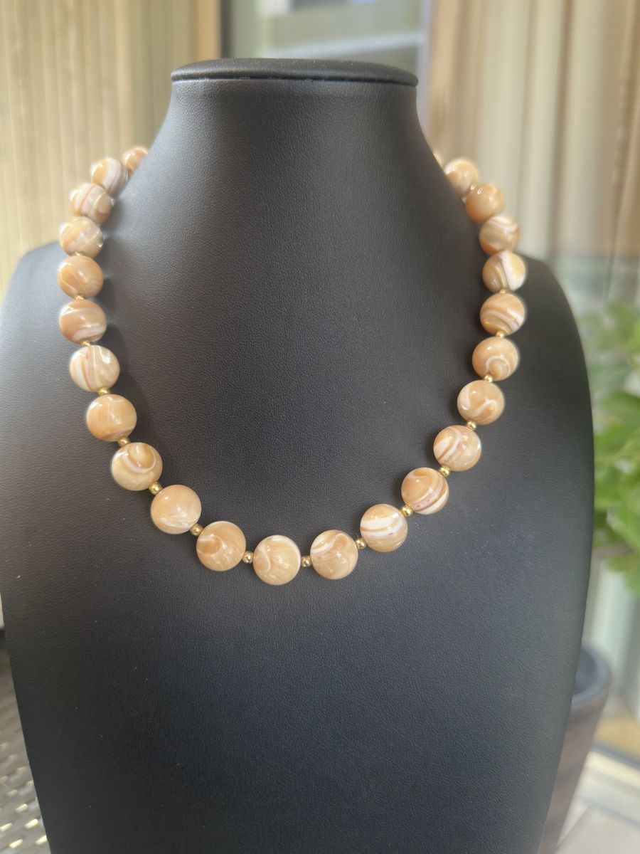 Catenine: Perlmutt-Halskette  - Sommerlicher Schmuck-57 – Nuovo e nell'imballaggio originale da Kriens venduto da Hortensie6 1