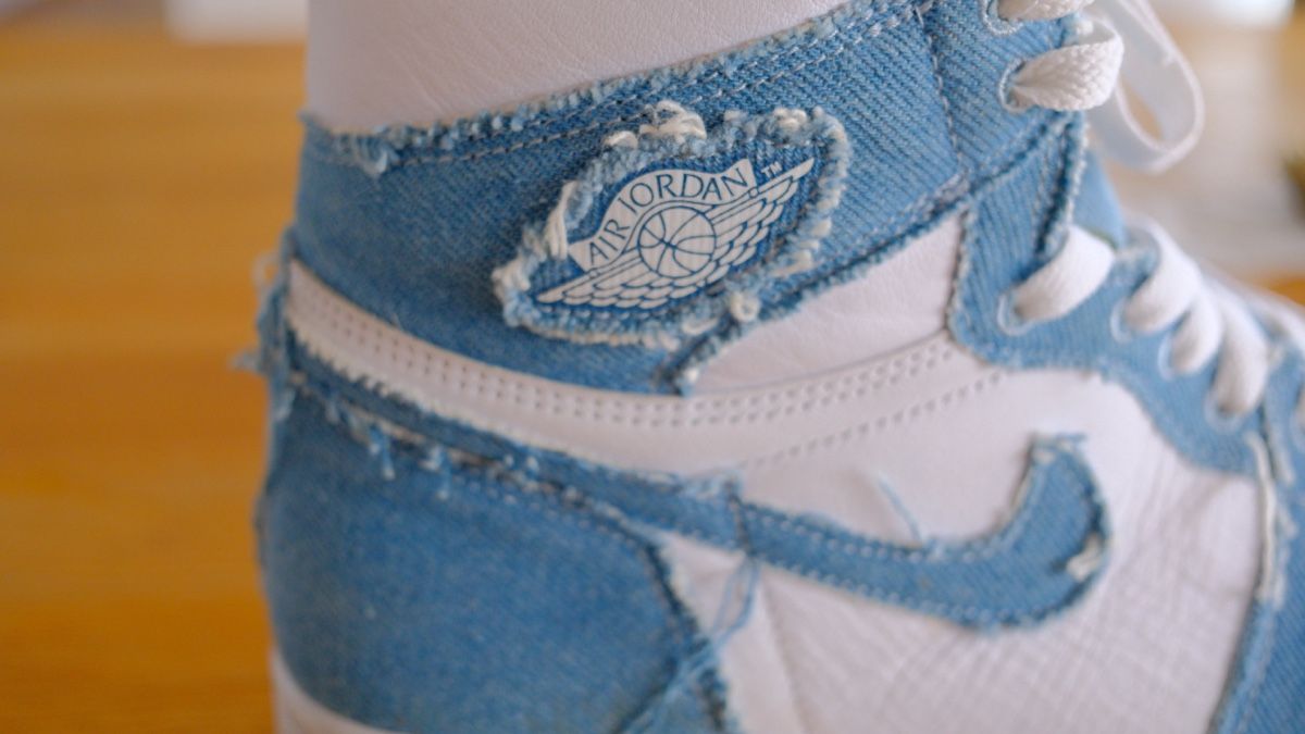 Scarpe da uomo: Nike Jordan High Denim OG Gr. 41 Sneaker – Usato da Wolfwil venduto da Poulet60 5