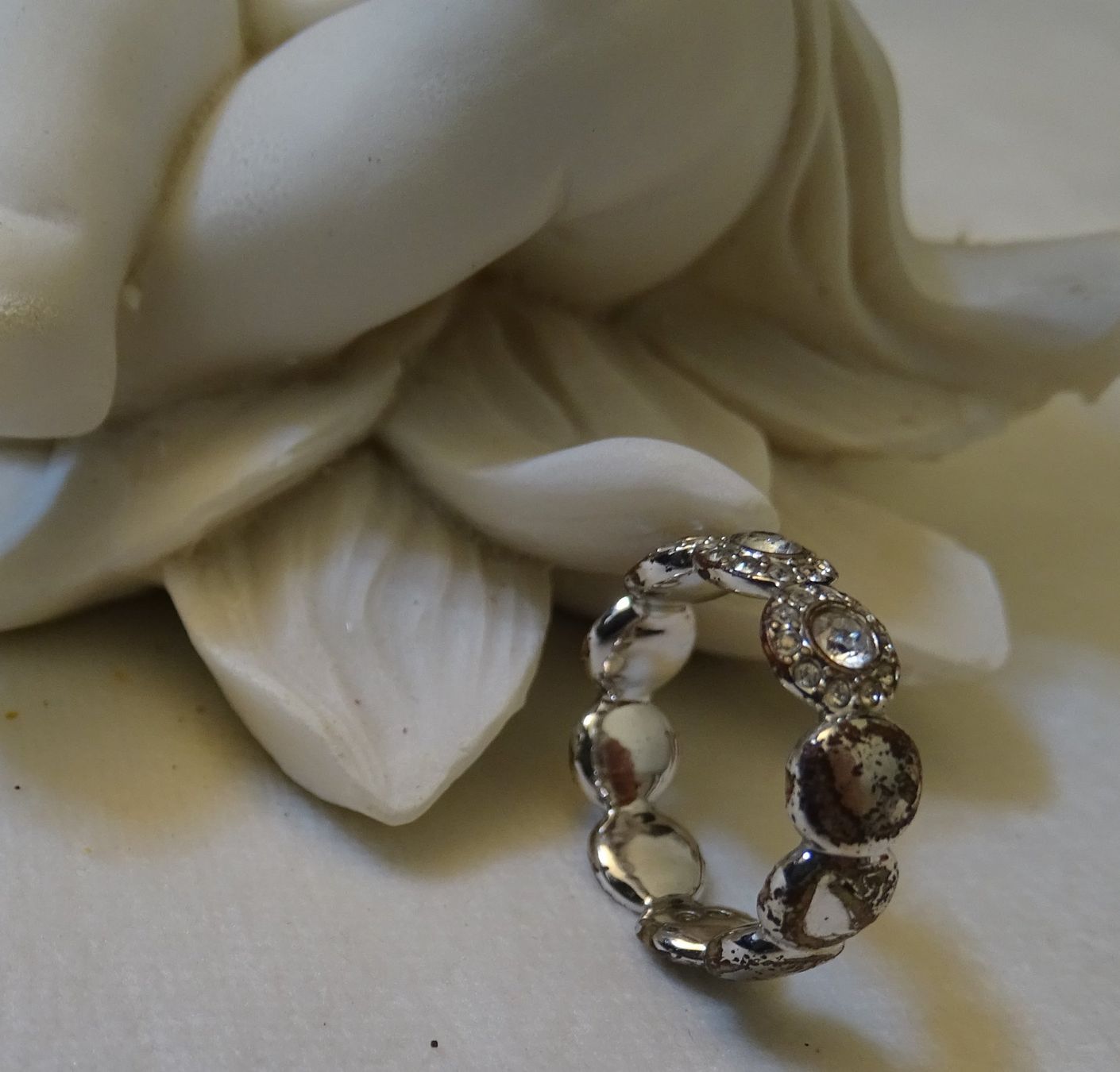 Swarovski Anelli: ***TOP*** Swarovski Ring mit Punktsteinen***TOP*** – Usato da Zofingen venduto da Felix459 2