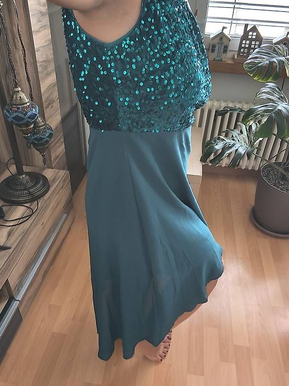 Robes: Kleid türkis Glitzer – D'occasion à Kaisten par lys_zzy8 1