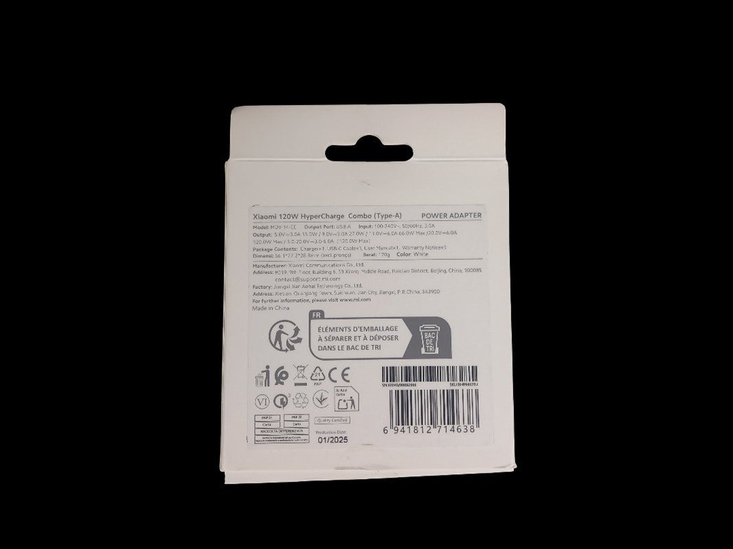 Xiaomi Caricabatterie: XIAOMI 120W Hypercharge Combo – Nuovo (secondo la descrizione) da Hünenberg venduto da Restwert_Zug 1