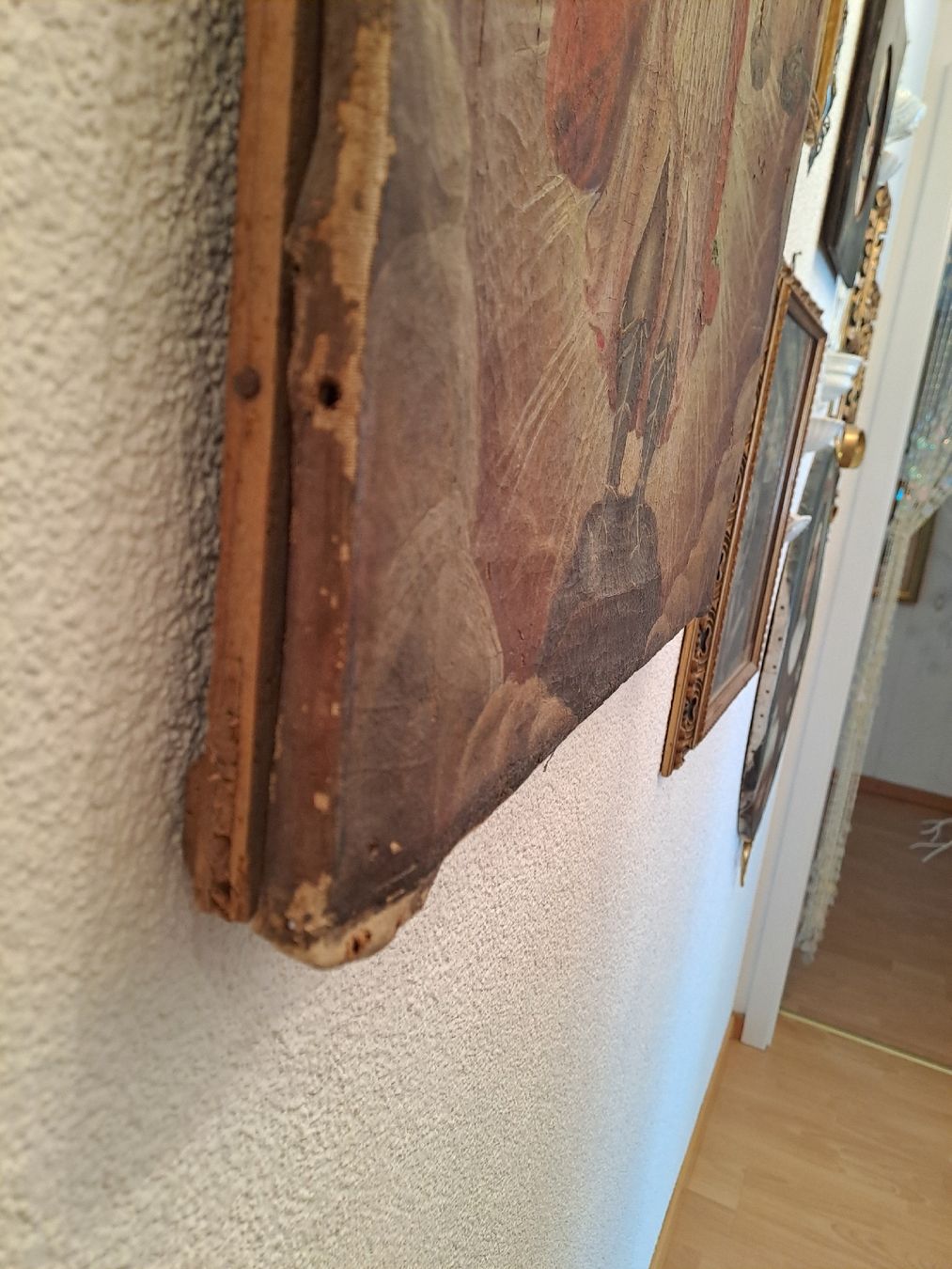 Dipinti: GemGemälde Erzengel Michael mit Seelenwaage – Usato da Sursee venduto da Antiquitas... 7