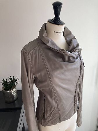 Giacca in pelle Tigha