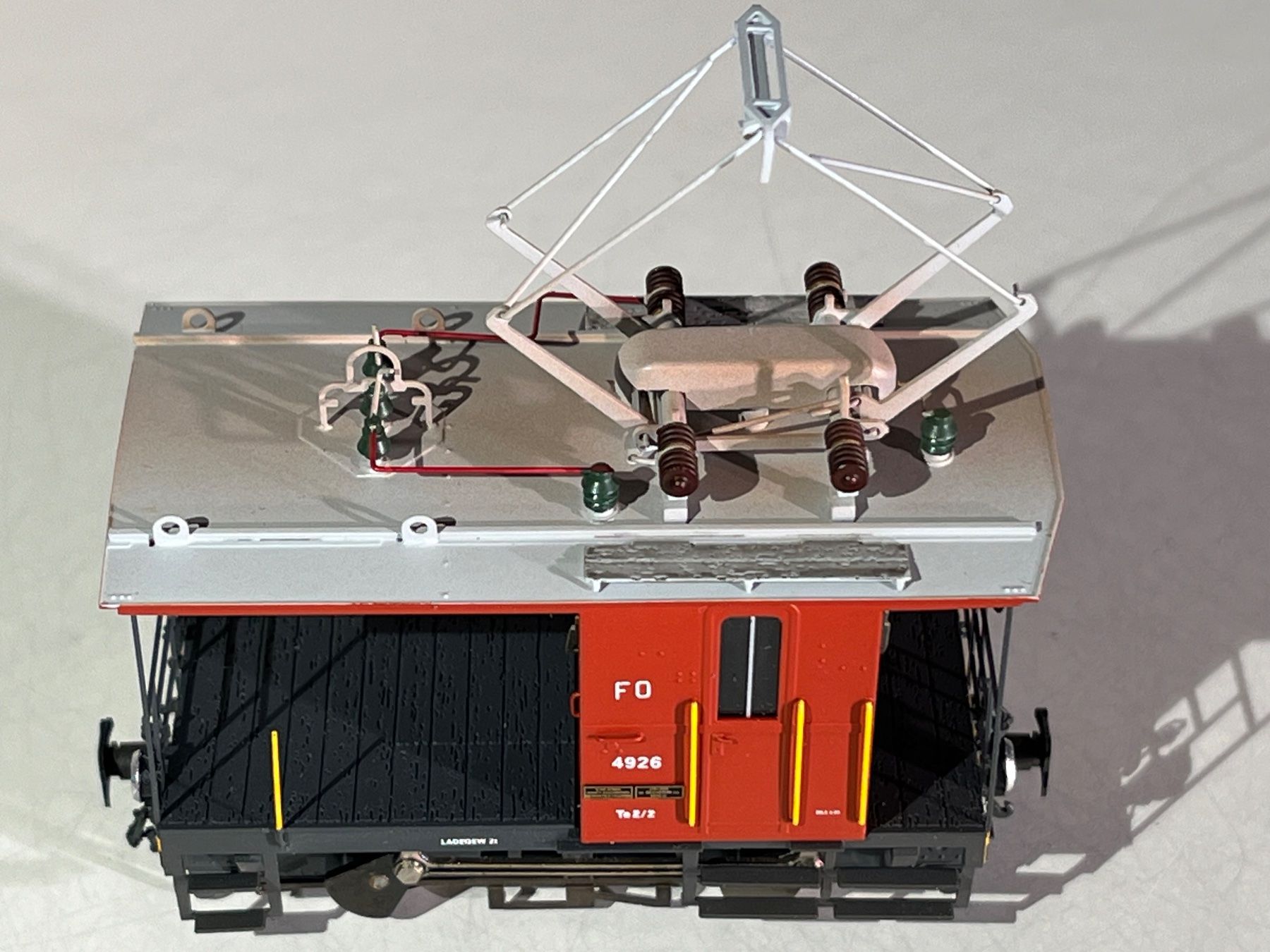 Ferro-suisse Modelleisenbahnen: Ferro Suisse Traktor HOm FO Te 2/2 4926 – Neu (gemäss Beschreibung) aus Baar von Mgrizzly 5