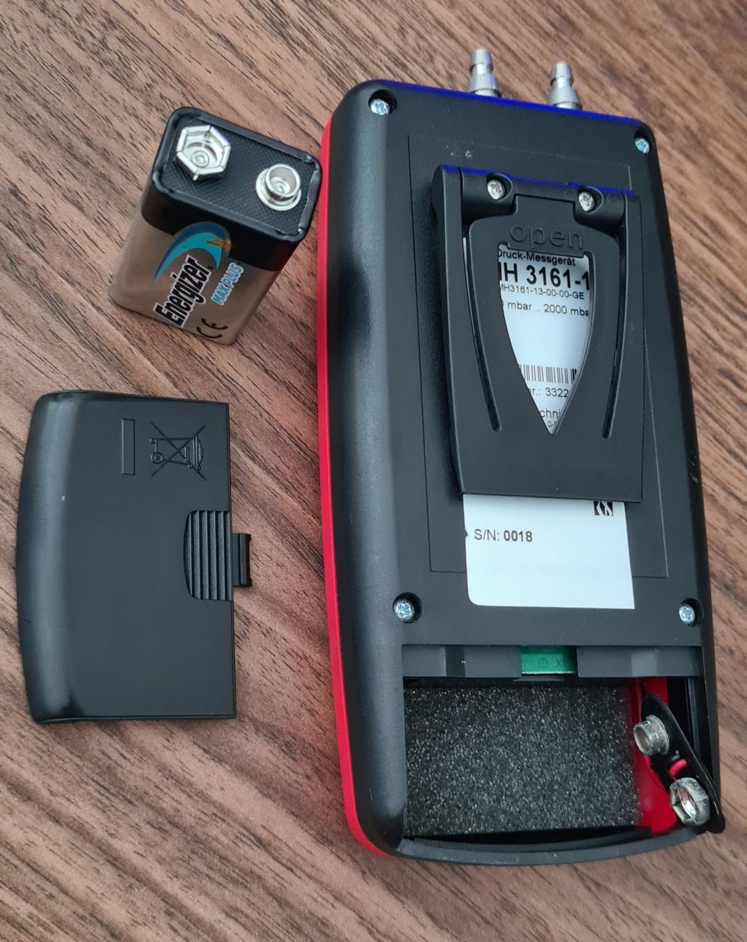Misurare: Manometer ÜBER-/UNTER-/DIFFERENZ DRUCK  -100 bis +2000 mbar – Usato da Brüttisellen venduto da Sealauncher2814 3