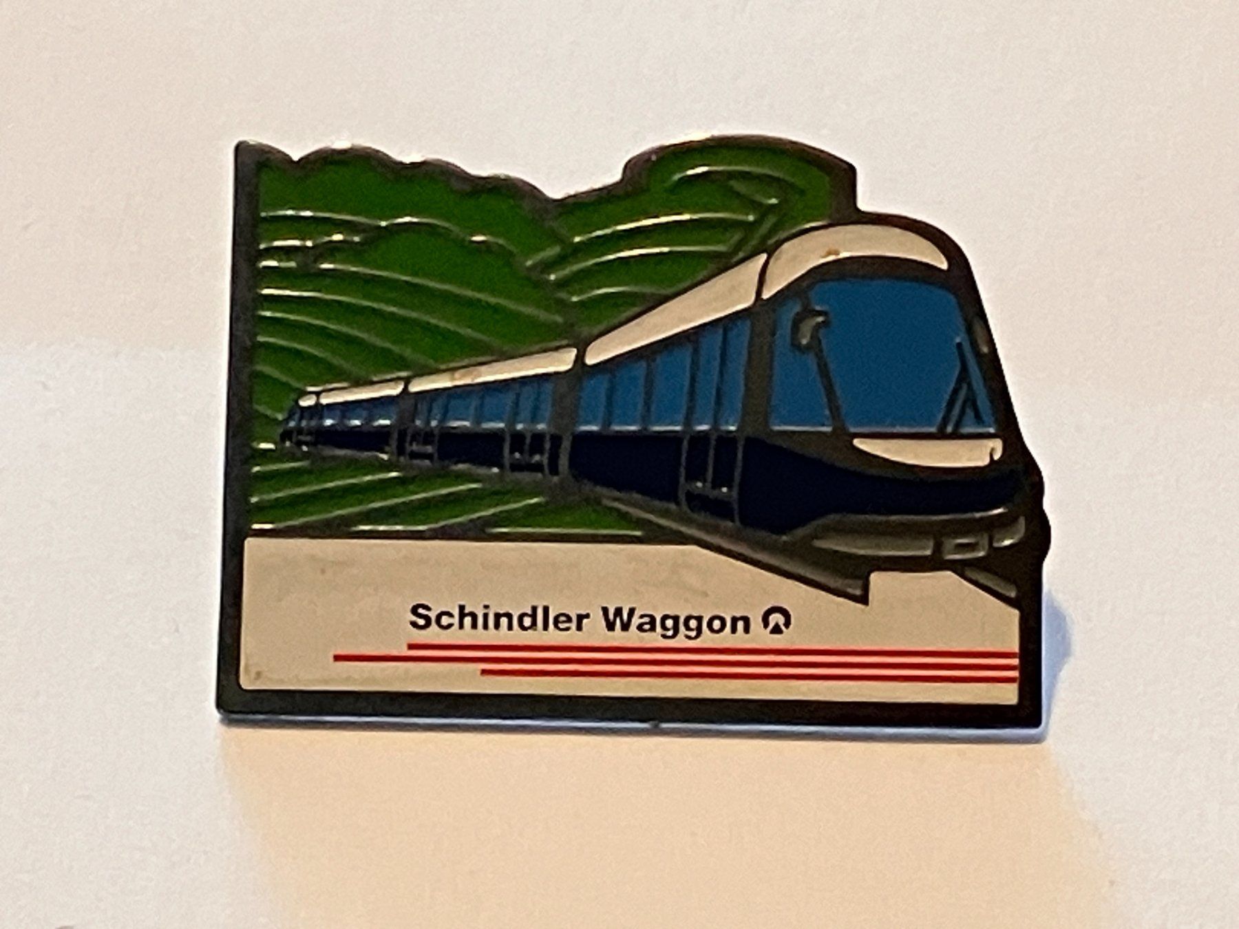 Placchette & Badge: 1 Pin Schindler Waggon – Usato da Basel venduto da djwwpp