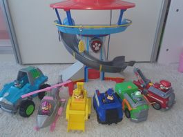 PAW Patrol Zentrale mit 6 Fahrzeugen & 6 Figuren