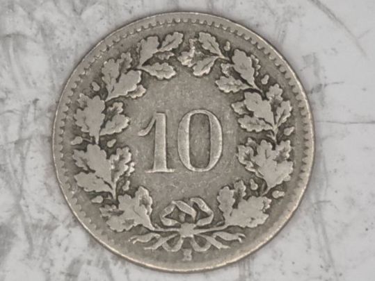 Alle Münzen: 10 rappen 1904 – Gebraucht aus Bure von chap981 1