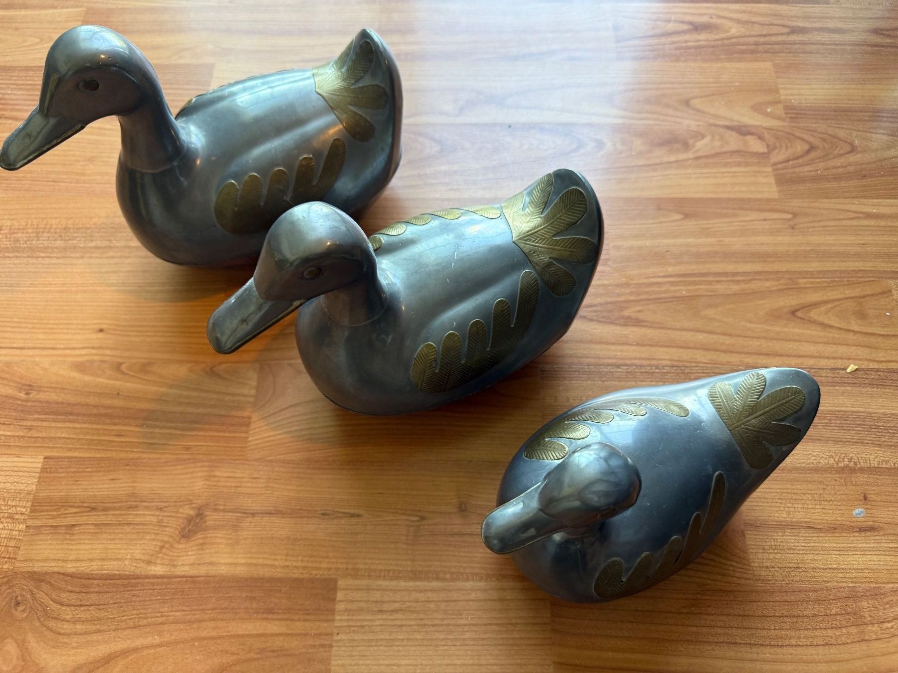 Figuren: Enten Metall 3er Set – Gebraucht aus Nürensdorf von Flyer13