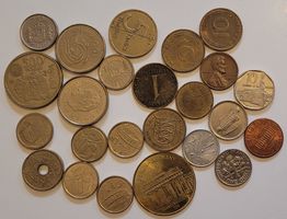 Collection de pièces pre-Euro (Espagne,  Allemagne etc)