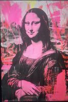 Mona Lisa XXL Street Art par Dine Chanima - Unique!