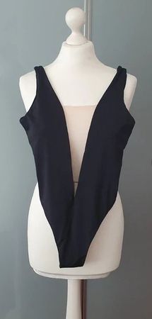 Badeanzug sehr edel und elegant Gr 34/XS schwarz