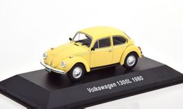 VW Käfer 1300 L 1980 gelb   1:43 von Altaya / IXO Argentinia