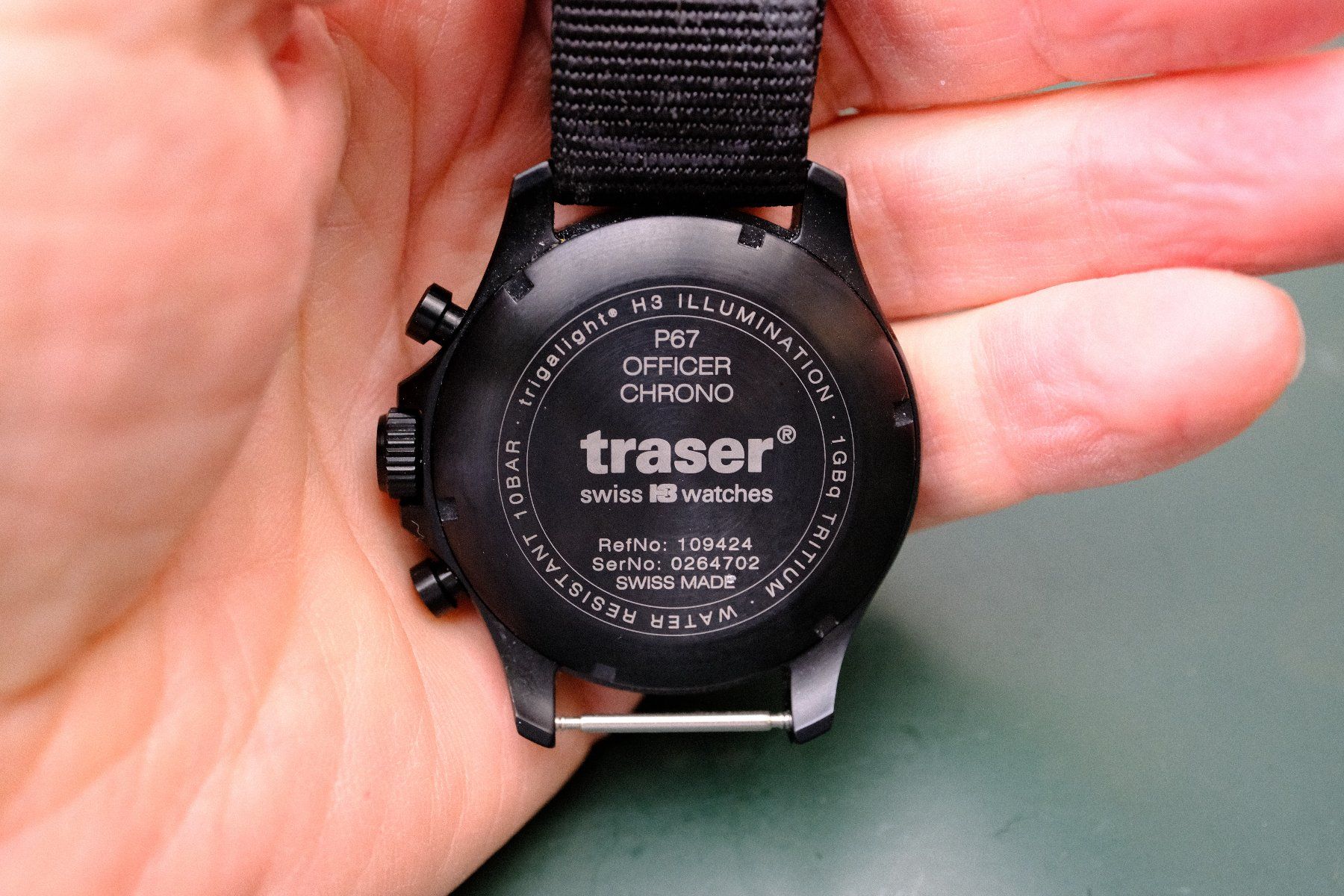 Traser Orologi: Traser Uhr / H3 Chronograph / mb-microtec /ca. 45mm – Usato da Bern venduto da Xtralite 2