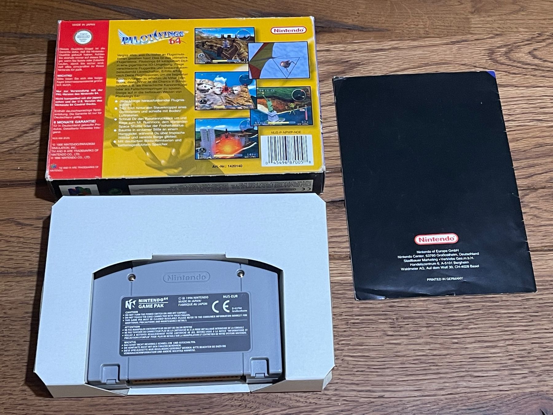 Nintendo Giochi: Pilotwings 64 N64 PAL OVP mit Anleitung – Usato da Zuerich venduto da Dorsi 1