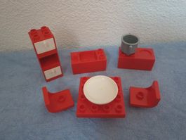 E35: Lego Duplo Küche Möbel rot Set 2