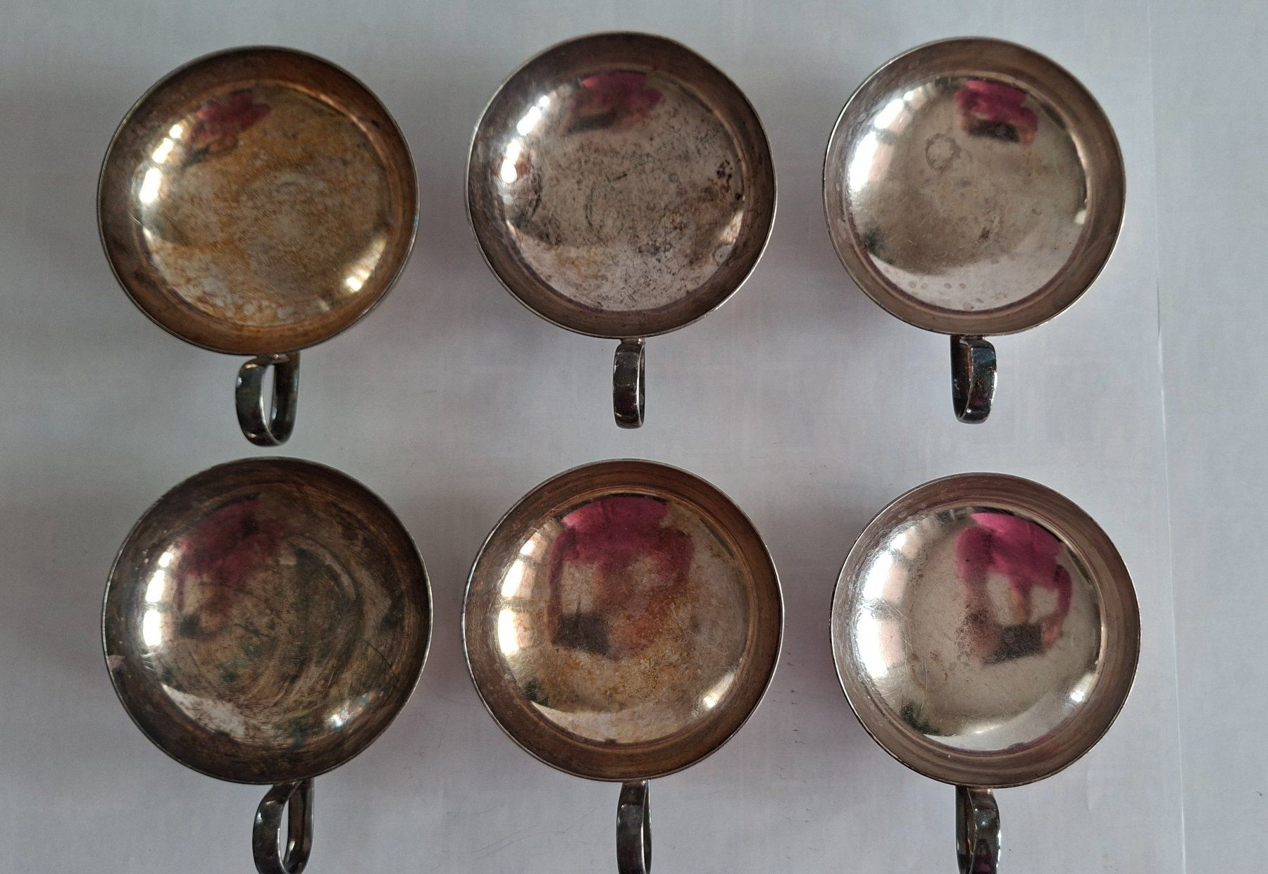 Tazze: 6er Set stilvoll Vintage Spring Glacé- Eisschalen Versilbert – Usato da Opfikon venduto da Diversamente 2