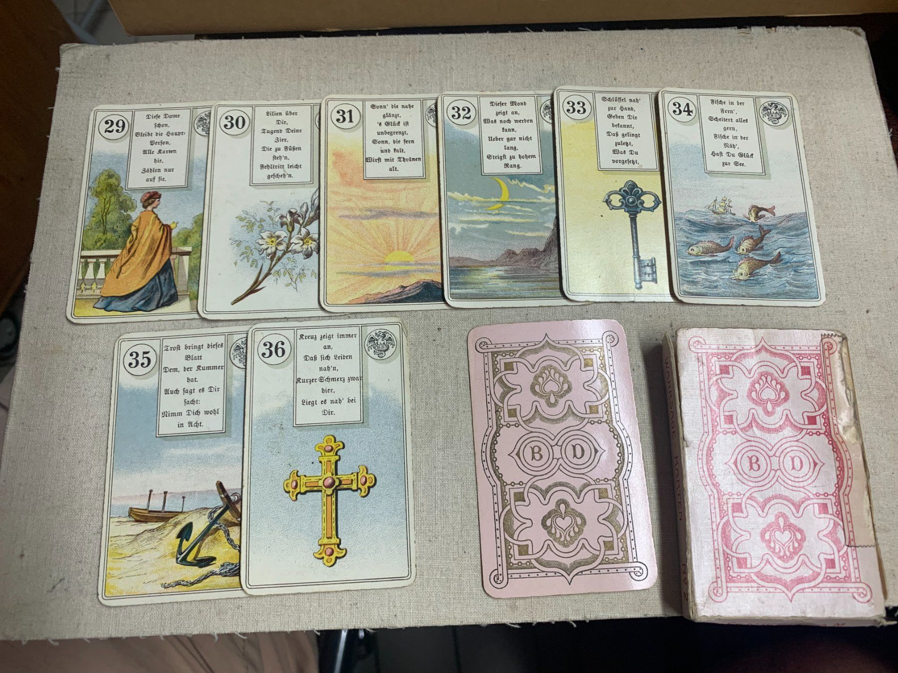 Giochi: Alte Spielkarten - Vecchie carte da gioco. – Usato da Sorengo venduto da 74in 1