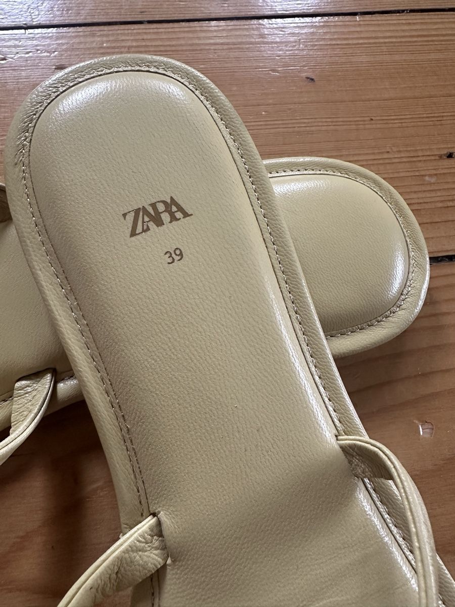 Zara Scarpe da donna: Zara Sandalen, Gelb, Grösse 39 – Nuovo (secondo la descrizione) da Schaffhausen venduto da NellyE 2