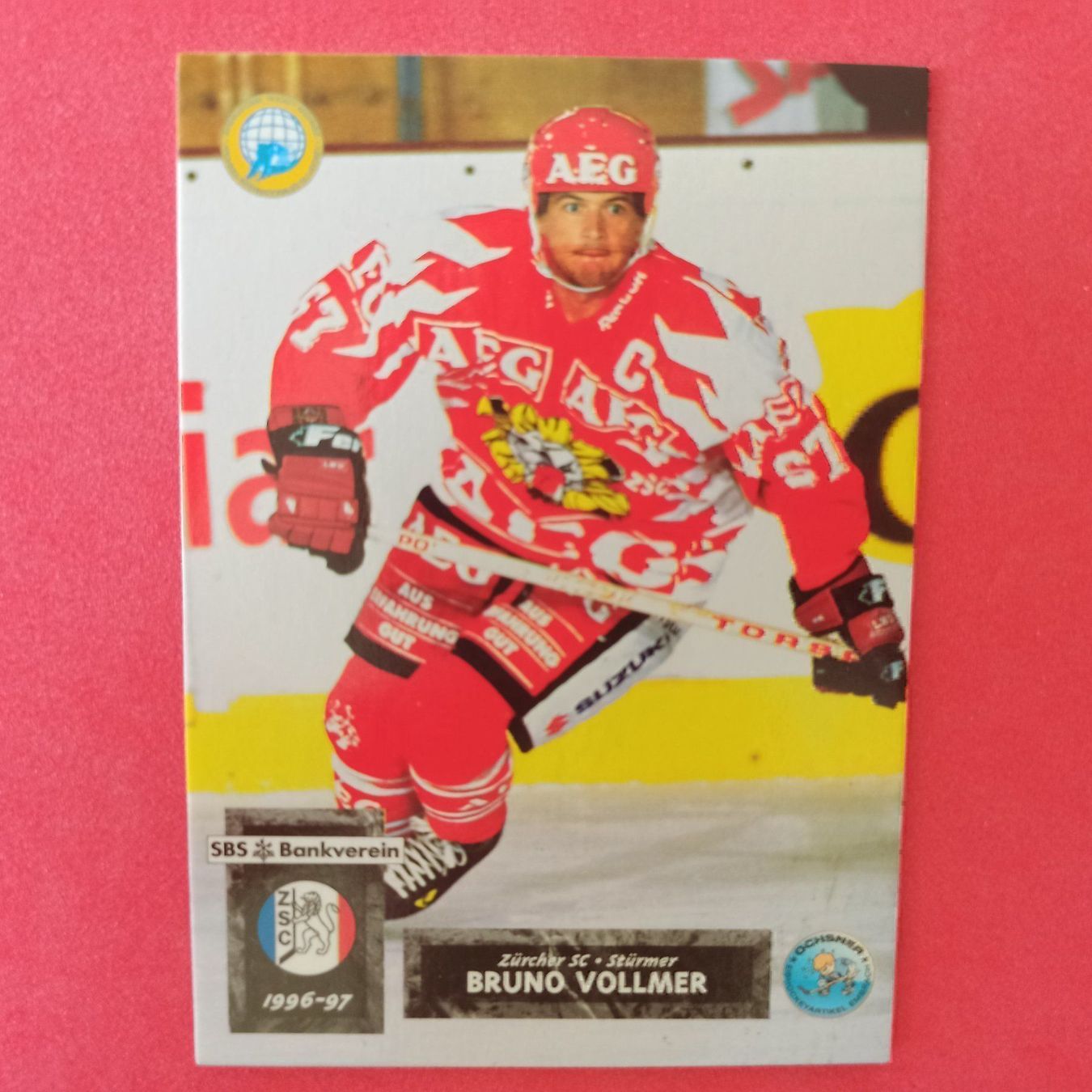 Carte collezionabili: Bruno Vollmer - ZSC CARD - 1996/97 – Usato da Dübendorf venduto da kb86_MOVIE