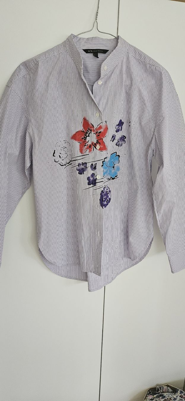 Armani Camicette: Armani Exchange Bluse Gr. XS/S  Baumwolle – Usato da Hellbühl venduto da Veci02