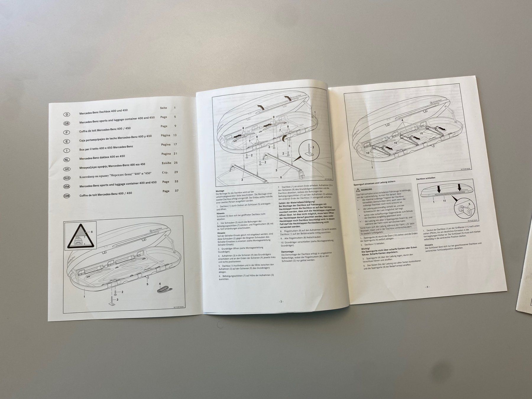 Dachboxen: Mercedes Dackbox inkl Trägersystem – Gebraucht aus Nidau von  4