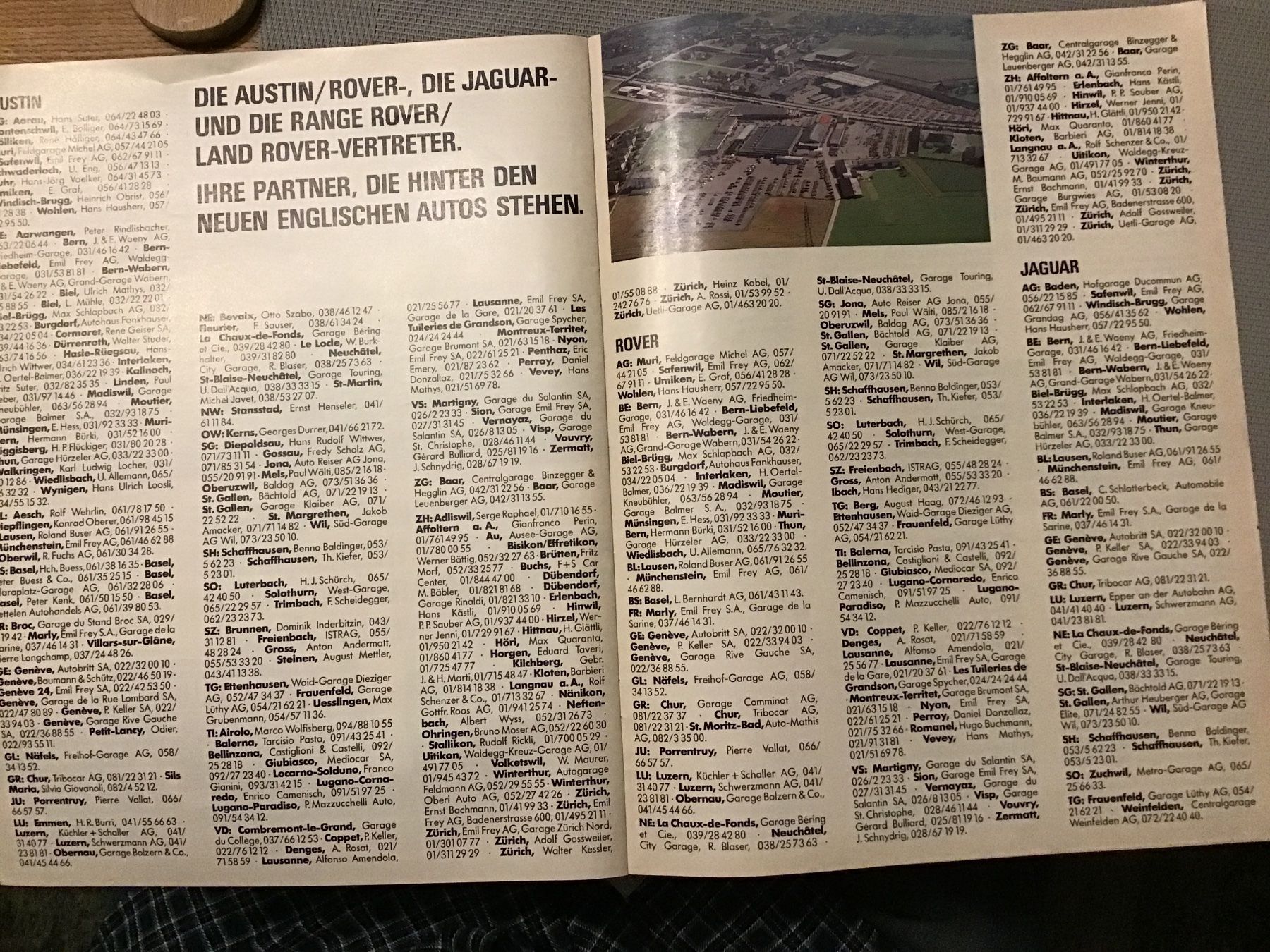 Dokumente: Englische Autos Programm 1985 20 Seiten – Gebraucht aus Scherzingen von Starseller62 6