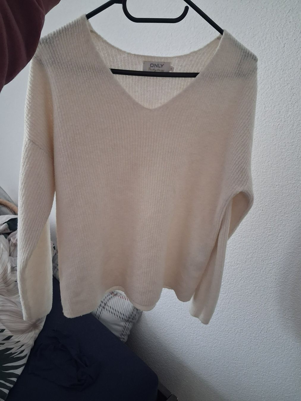 Only Maglioni & Felpe: ONLY Pullover, creme-weiss, kuschelig weich, Grösse M – Usato da Tägerig venduto da mikky02