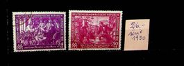 ALLEMAGNE RDA SÉRIE DE TIMBRES OBLITÉRÉS 1950 /T745