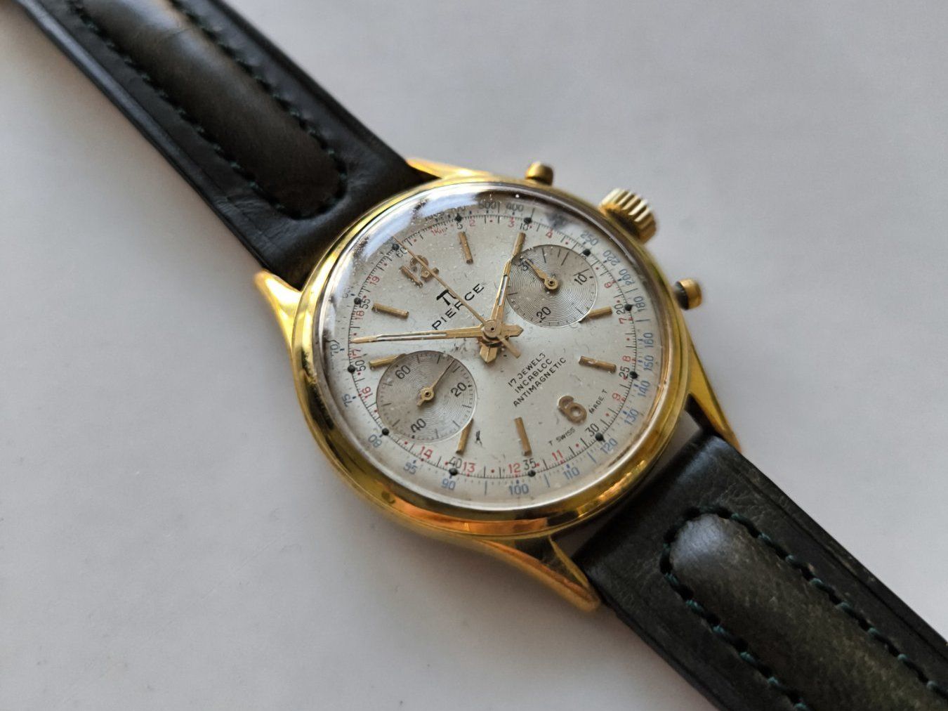 Uhren: Vintage Pierce Chronograph – Gebraucht aus Wangen ZH von Subsys 1