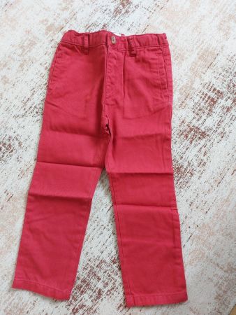 NEU Twillhose Jeans hose 92 98 ziegelrot