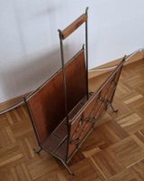 Zeitschriftenständer Metall Holz Leder Zeitungsständer