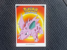 Pokemon Nidorino Dunkin Boomer 2000 neuwertig