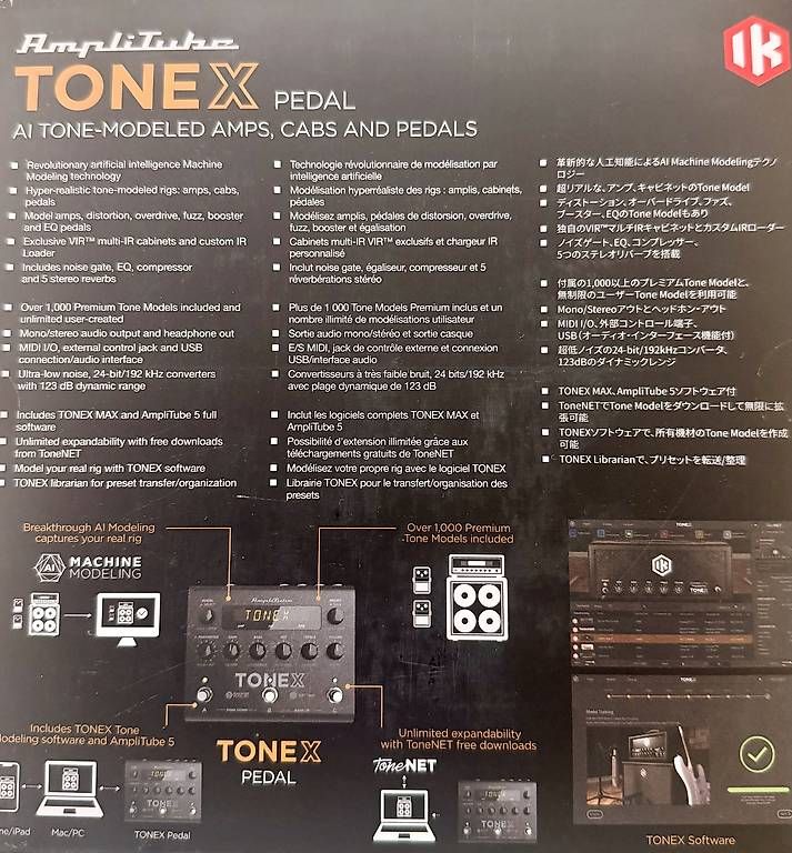 Strumenti musicali: Pédalier IK Multimédia ToneX  – Nuovo e nell'imballaggio originale da Bouveret venduto da mar_68vh 4
