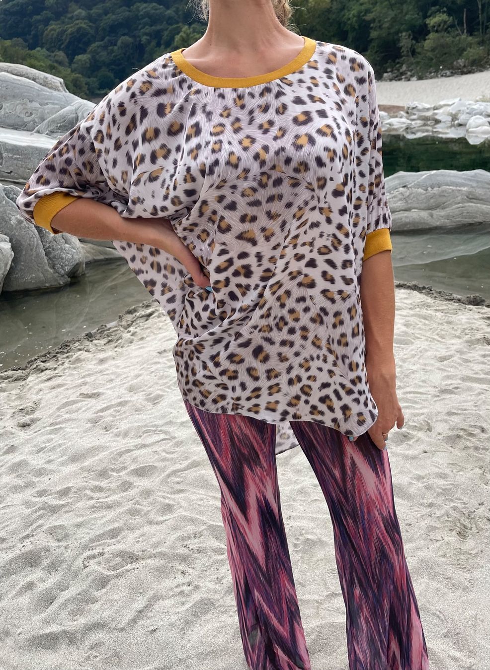 Blusen: Glamour blusa lunga di viscosa-oversize -chic e elegante – Neu (gemäss Beschreibung) aus Gordevio von LanaZimm 9