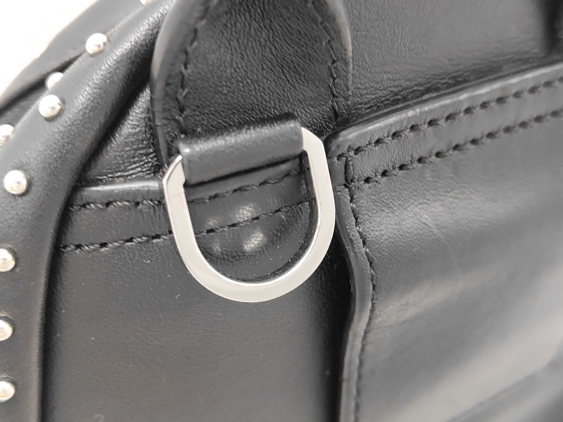 Mcm Zaini: MCM Black Leather Mini Studded Stark-Bebe Boo Backpack – Usato da St. Gallen venduto da Love_Luxury 6